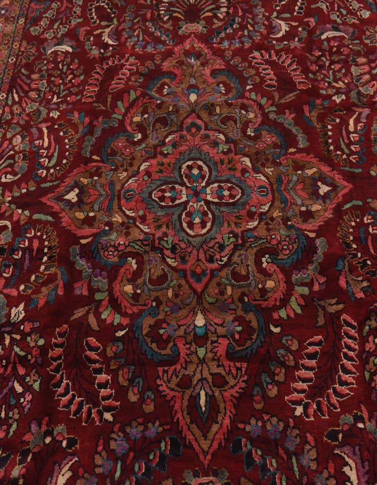 Detail image of  10' x 14'  Hand Knotted Liliyan Persian Wool Rug