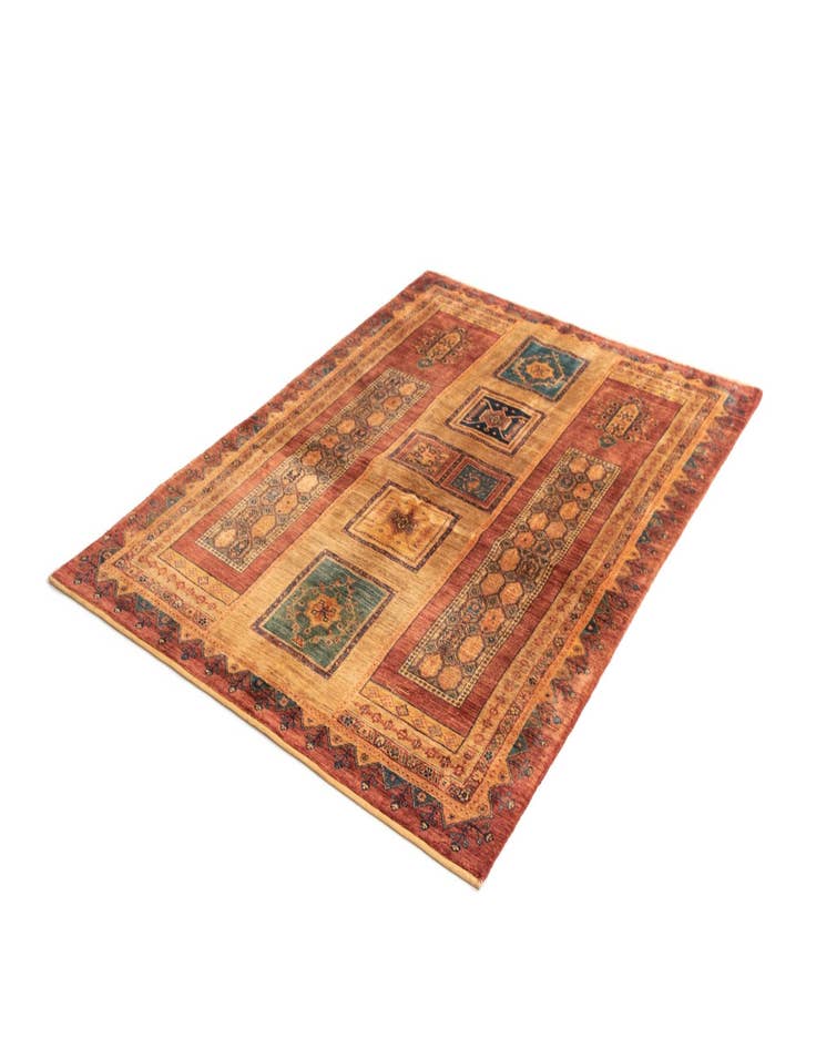 Detail image of  5' x 6' 8 Luribaft Wool Rug