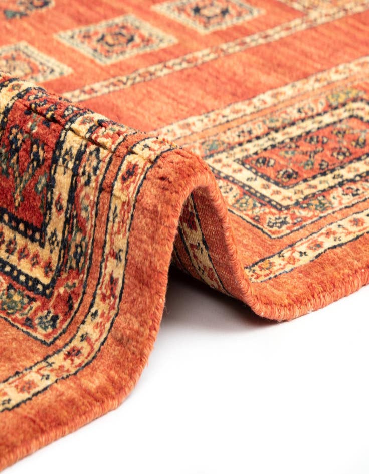 Detail image of  4' 8 x 7' 3 Luribaft Wool Rug