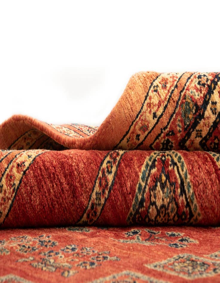 Detail image of  4' 8 x 7' 3 Luribaft Wool Rug