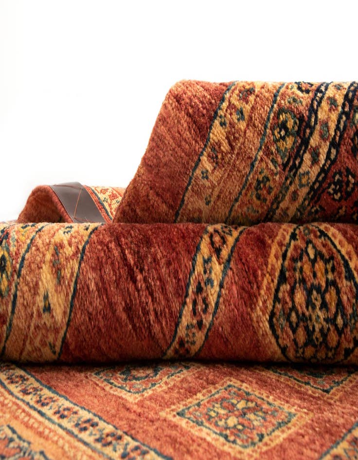 Detail image of  4' 9 x 7' 1 Luribaft Wool Rug