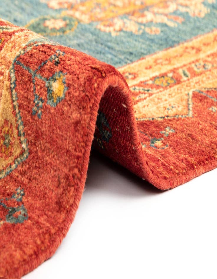 Detail image of  4' 11 x 6' 9 Luribaft Wool Rug