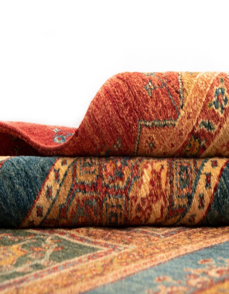 Detail image of  4' 11 x 6' 9 Luribaft Wool Rug