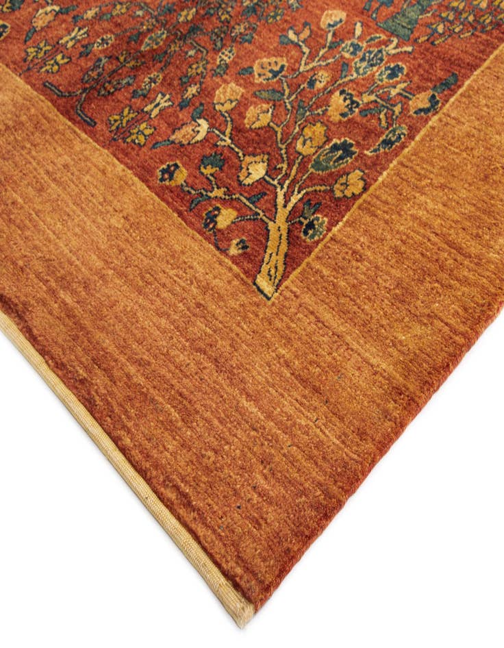 Detail image of  5' x 7' Luribaft Wool Rug