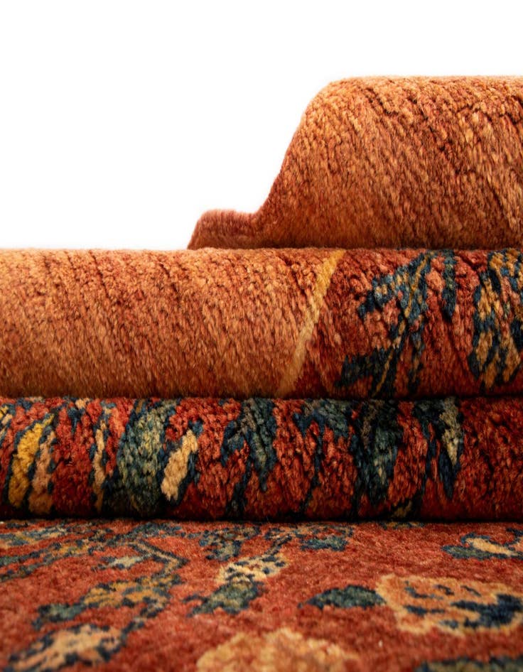 Detail image of  5' x 7' Luribaft Wool Rug