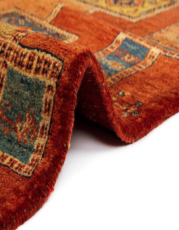 Detail image of  5' 8 x 7' 5 Luribaft Wool Rug