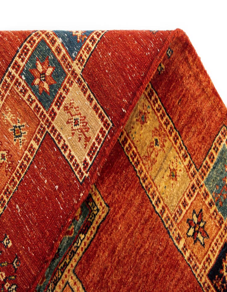 Detail image of  5' 8 x 7' 5 Luribaft Wool Rug