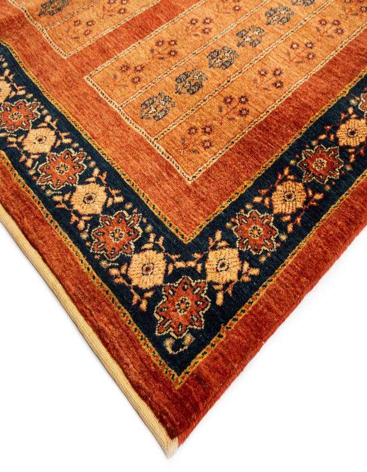 Detail image of  5' 4 x 7' 9 Luribaft Wool Rug