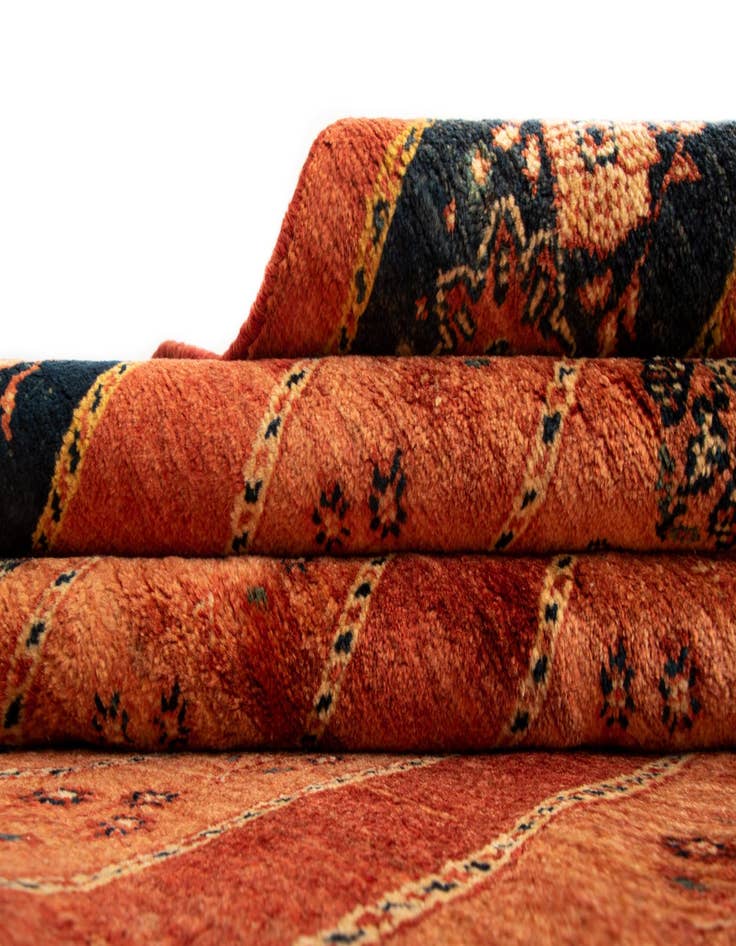 Detail image of  5' 4 x 7' 9 Luribaft Wool Rug