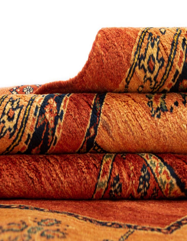 Detail image of  5' 2 x 7' 9 Luribaft Wool Rug