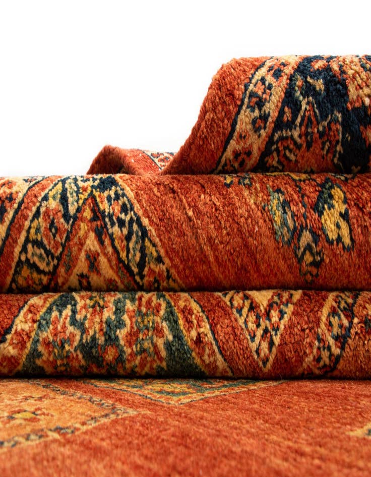 Detail image of  5' 7 x 7' 7 Luribaft Wool Rug