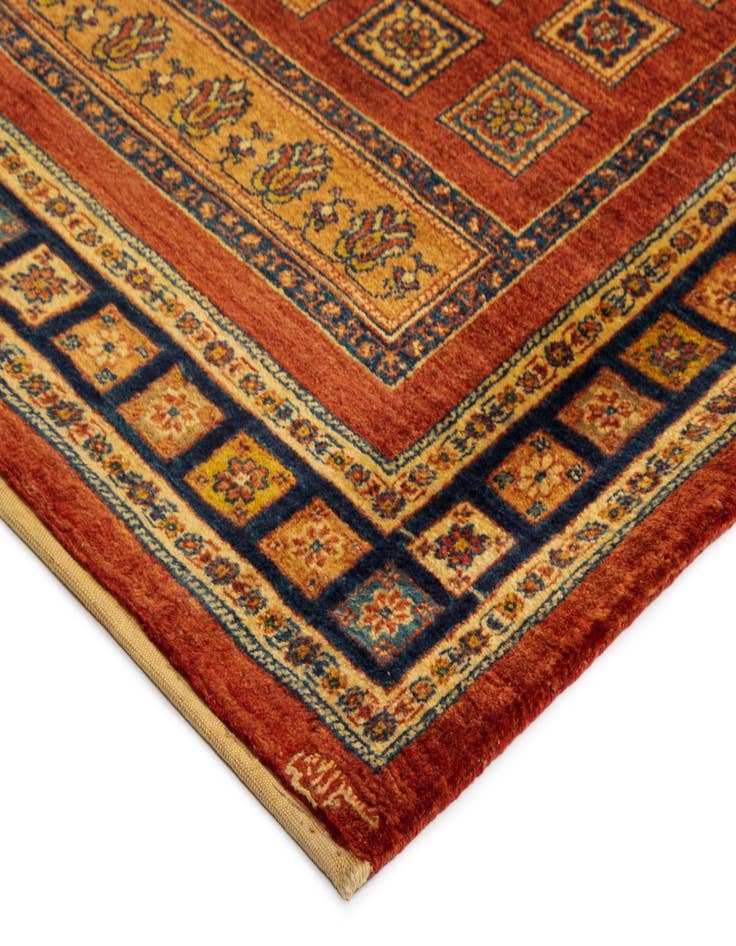 Detail image of  4' 9 x 7' 5 Luribaft Wool Rug