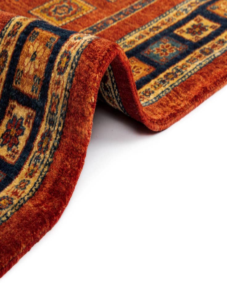 Detail image of  4' 9 x 7' 5 Luribaft Wool Rug