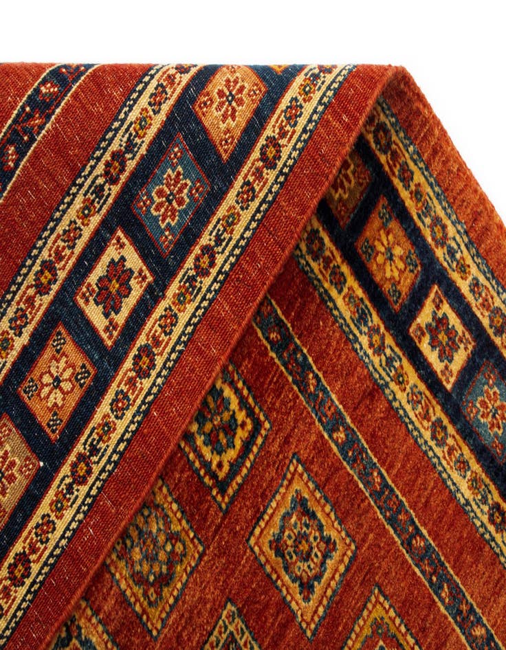 Detail image of  4' 9 x 7' 5 Luribaft Wool Rug