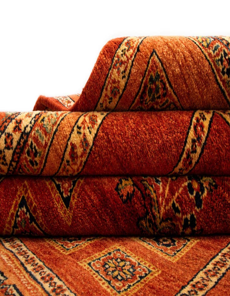 Detail image of  5' 7 x 7' 7 Luribaft Wool Rug