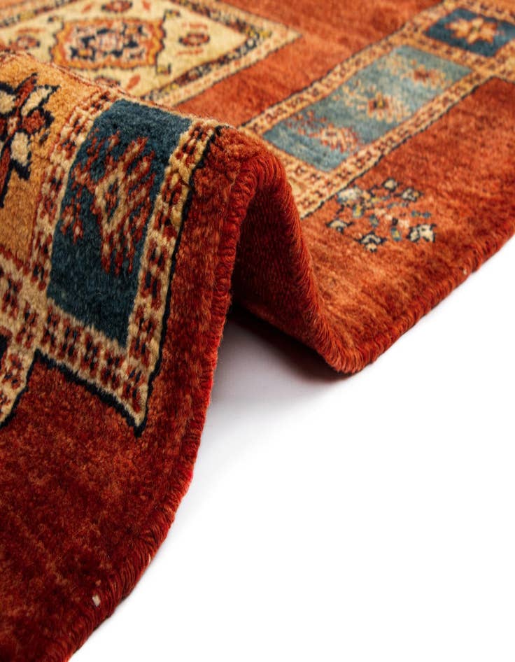 Detail image of  5' 7 x 8' 1 Luribaft Wool Rug