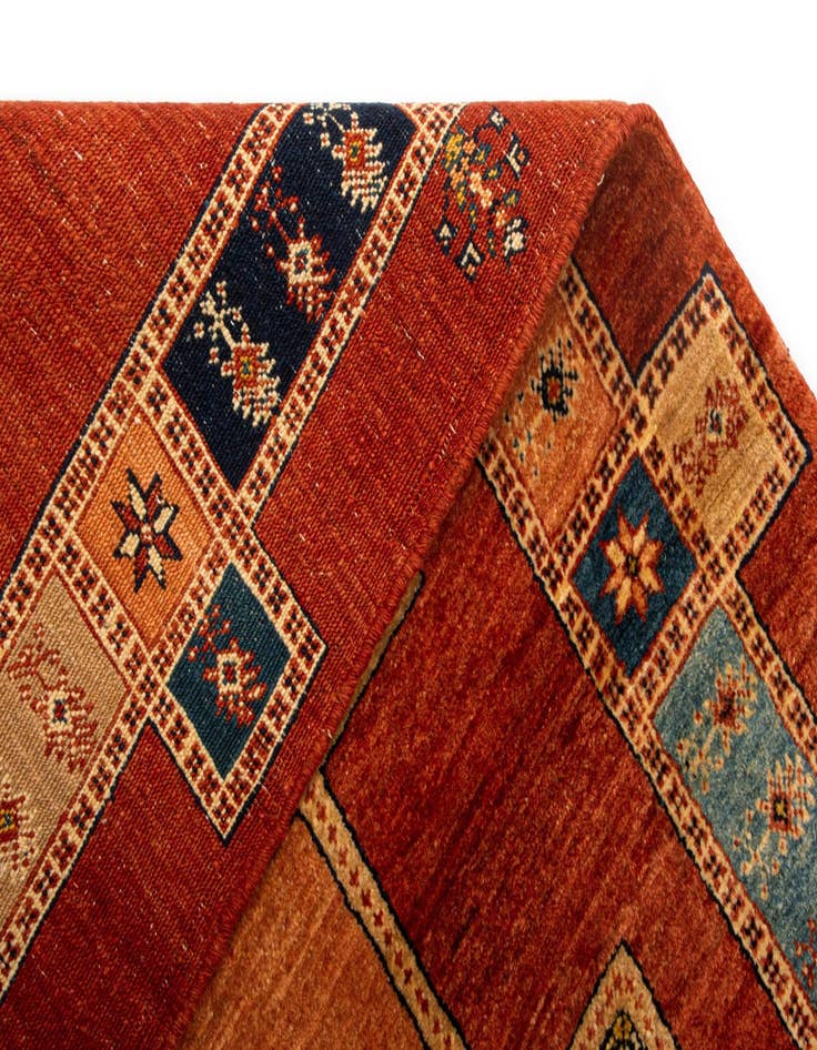 Detail image of  5' 7 x 8' 1 Luribaft Wool Rug