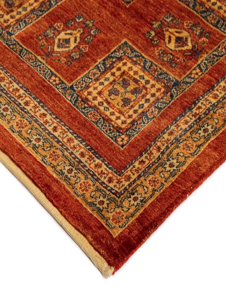 Detail image of  4' 11 x 7' 5 Luribaft Wool Rug