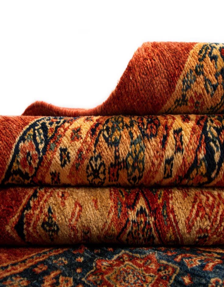 Detail image of  4' 11 x 7' 5 Luribaft Wool Rug