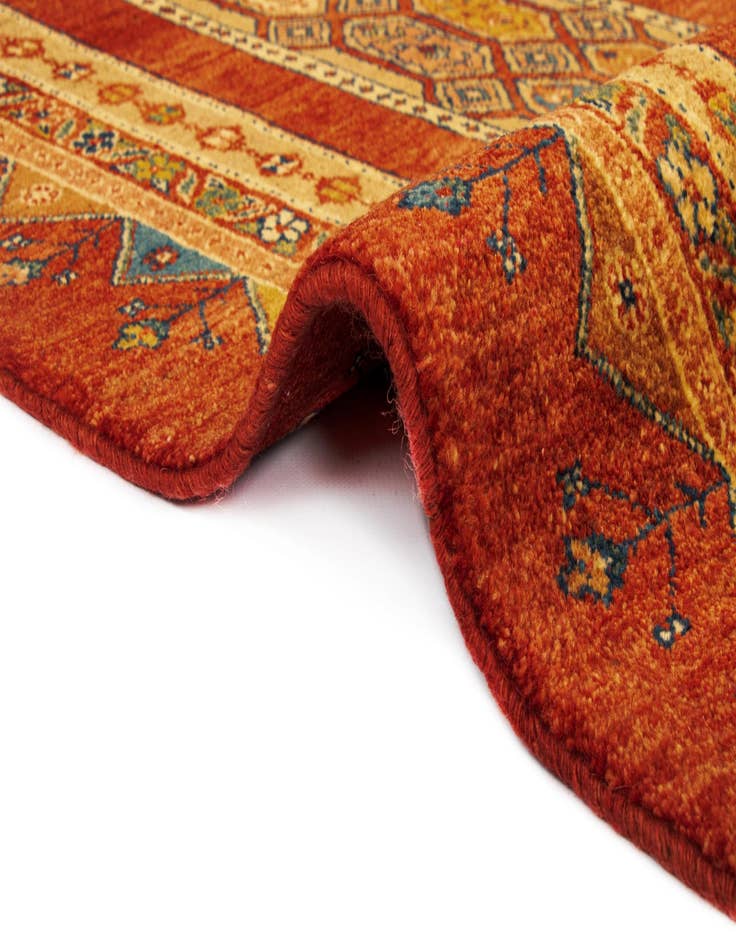 Detail image of  5' 4 x 8' 2 Luribaft Wool Rug