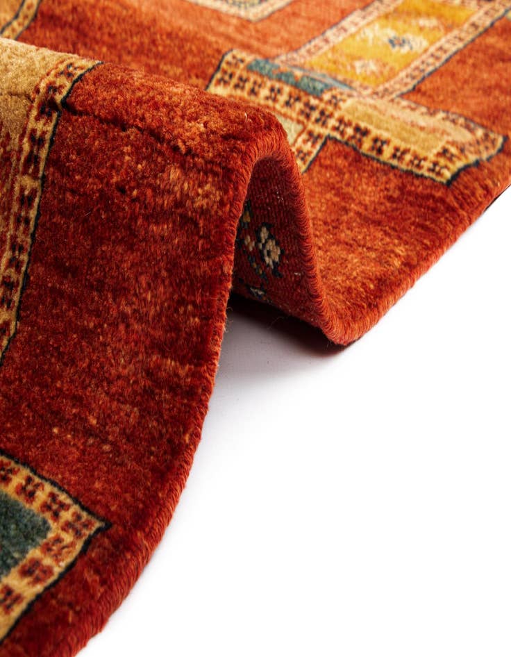 Detail image of  5' 9 x 8' Luribaft Wool Rug