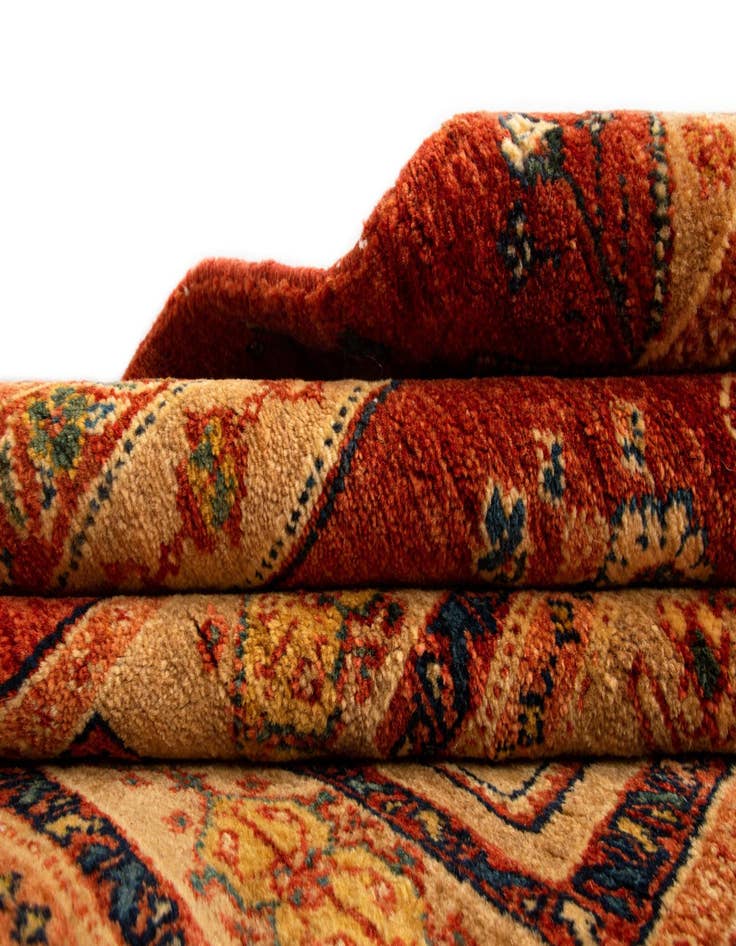 Detail image of  5' 9 x 7' 9 Luribaft Wool Rug