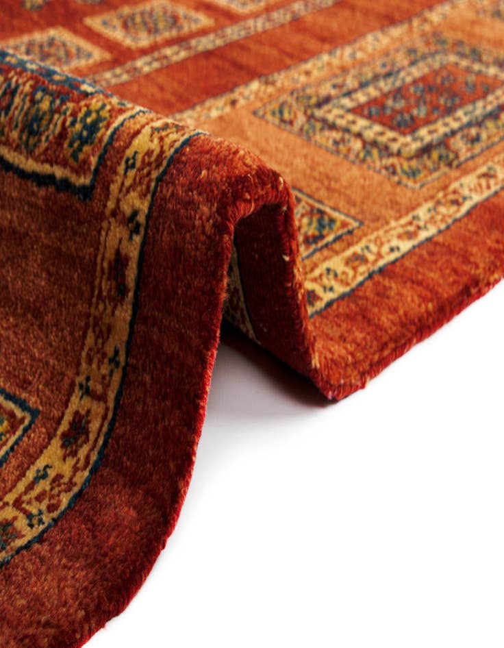 Detail image of  4' 9 x 7' 10 Luribaft Wool Rug