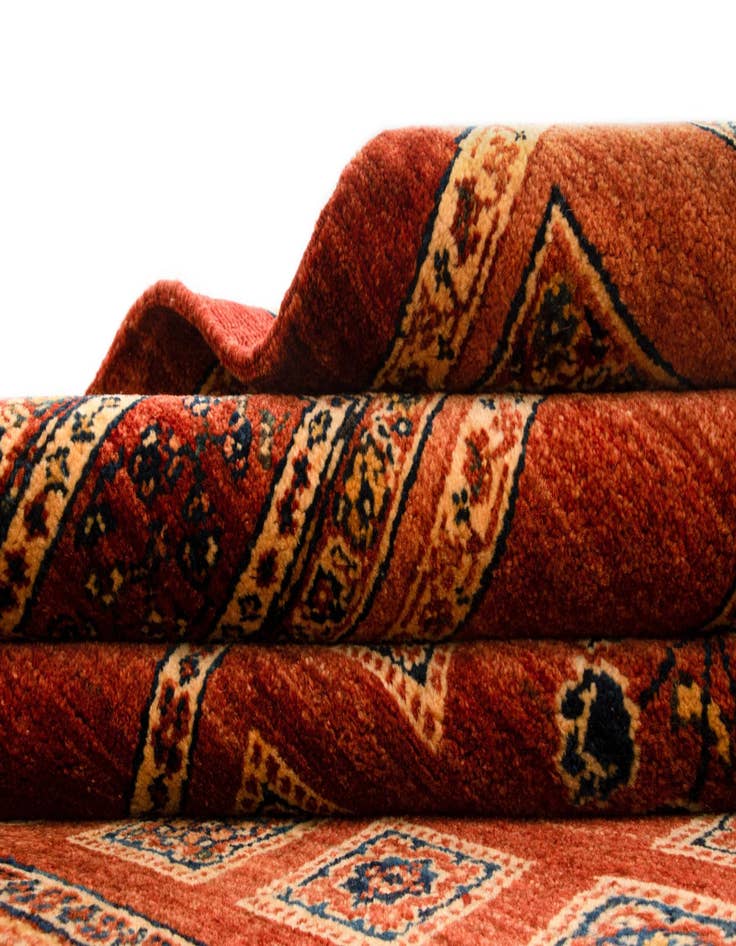 Detail image of  4' 9 x 7' 10 Luribaft Wool Rug