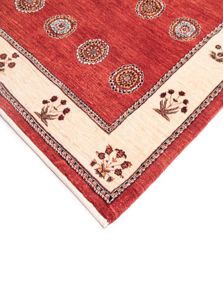 Detail image of  5' 3 x 7' 1 Luribaft Wool Rug