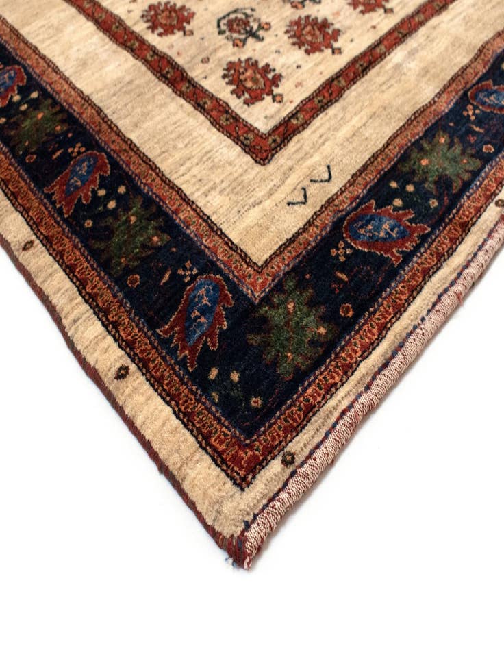 Detail image of  5' 8 x 7' 5  Hand Knotted Luribaft Persian Rug