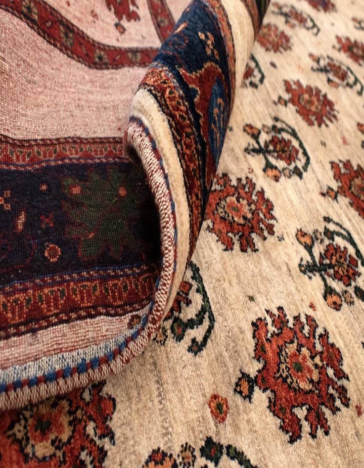 Detail image of  5' 8 x 7' 5  Hand Knotted Luribaft Persian Rug