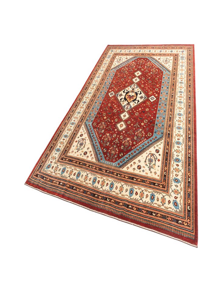 Detail image of  8' 4 x 11'  Hand Knotted Luribaft Rug