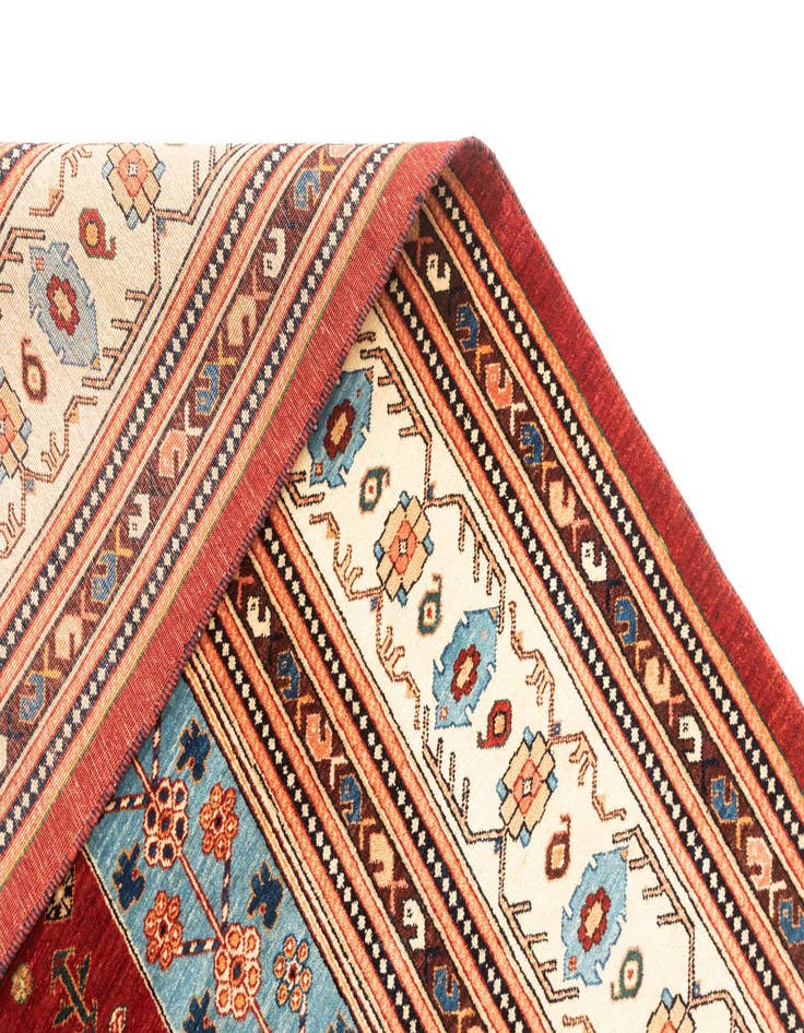 Detail image of  8' 4 x 11'  Hand Knotted Luribaft Rug