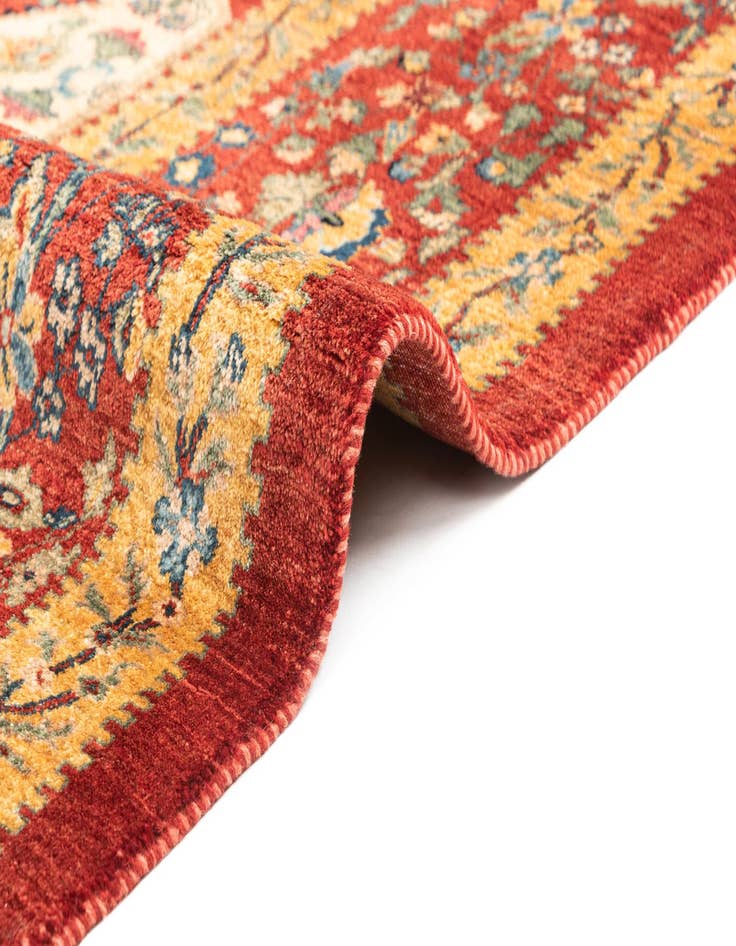 Detail image of  8' 2 x 11' 6  Hand Knotted Luribaft Rug