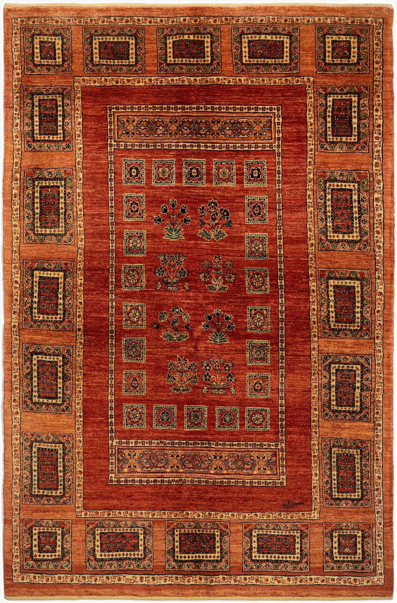  4' 8 x 7' 3 Luribaft Wool Rug