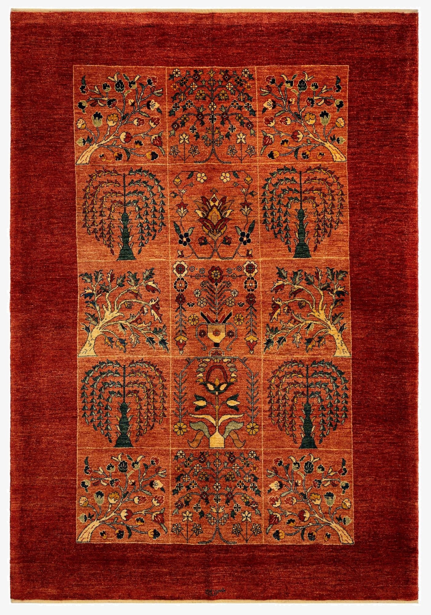  5' 8 x 8' 2 Luribaft Wool Rug