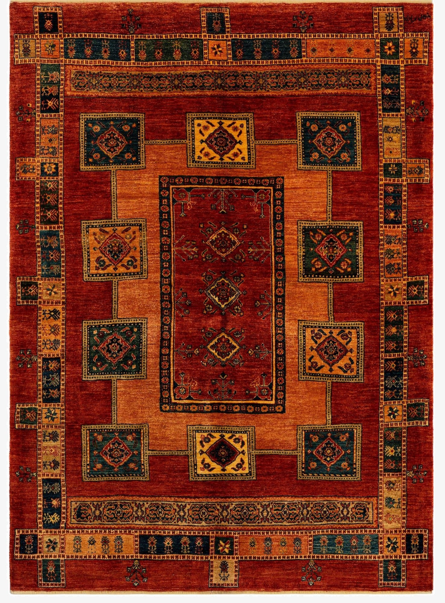 5' 9 x 7' 9 Luribaft Wool Rug