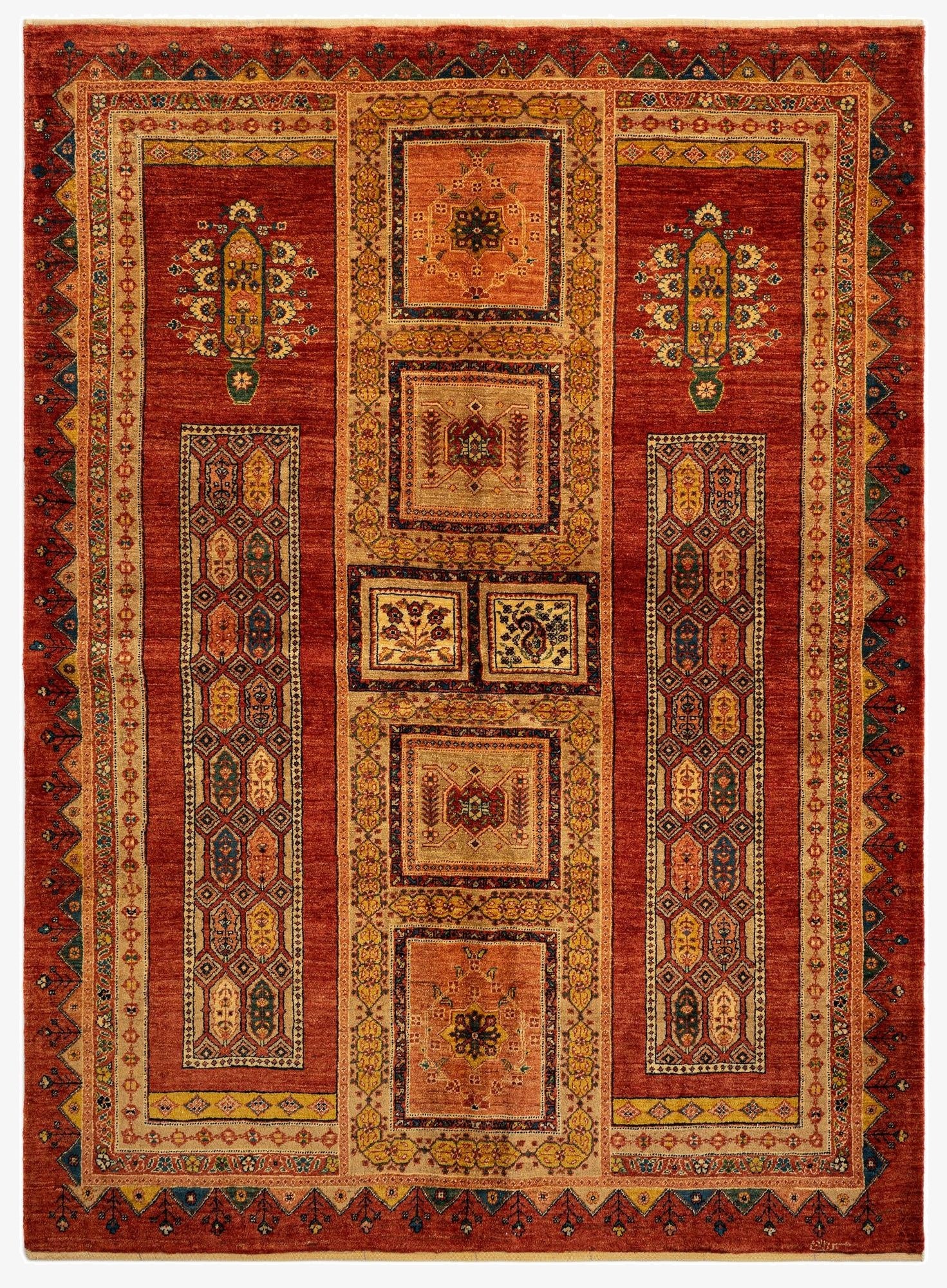  5' 9 x 7' 9 Luribaft Wool Rug