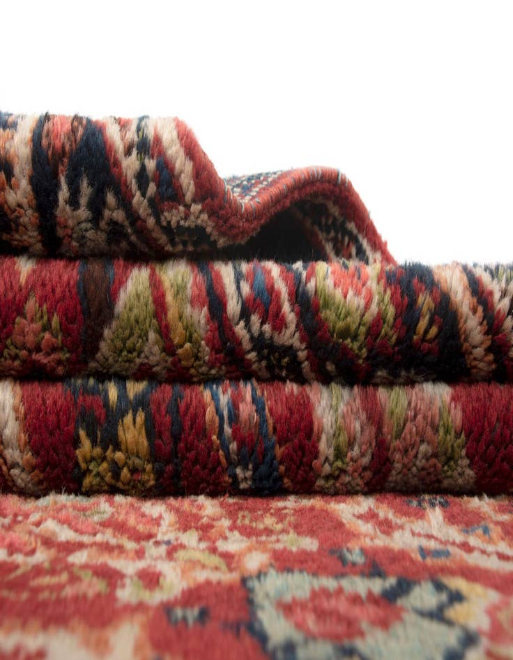 Detail image of  4' 5 x 6' 9  Hand Knotted Mahal Persian Wool Rug