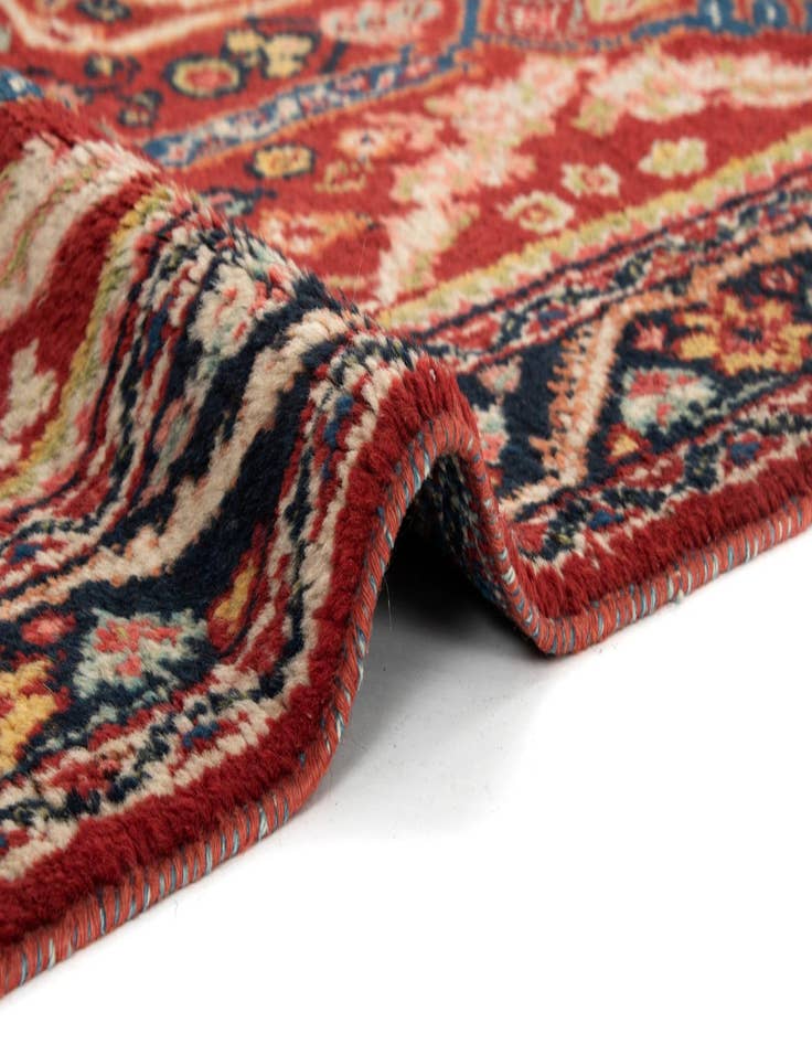 Detail image of  4' 5 x 6' 9  Hand Knotted Mahal Persian Wool Rug