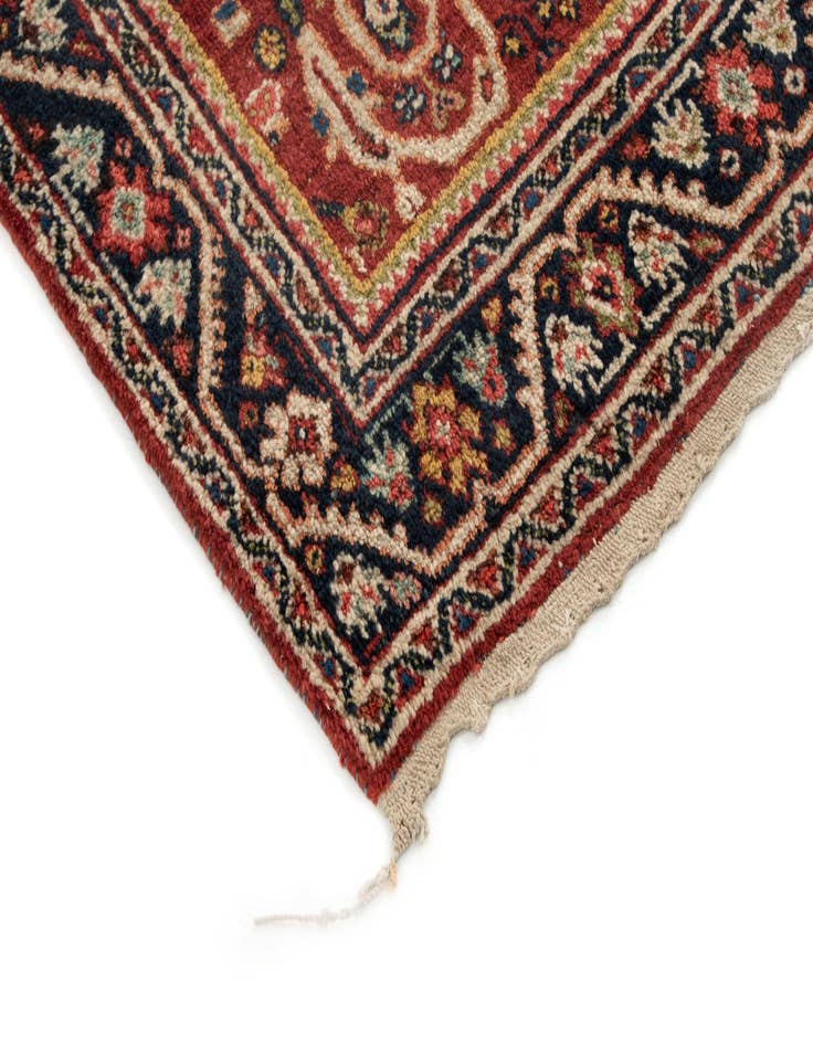 Detail image of  4' 5 x 6' 9  Hand Knotted Mahal Persian Wool Rug