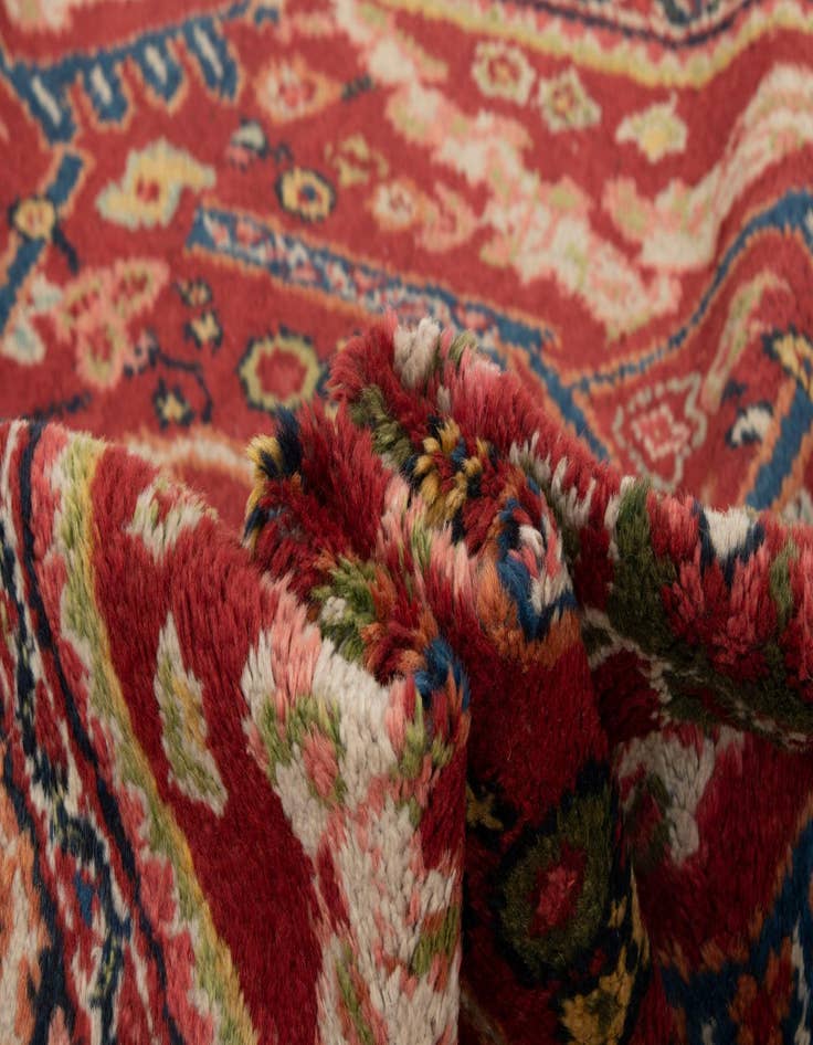 Detail image of  4' 5 x 6' 9  Hand Knotted Mahal Persian Wool Rug