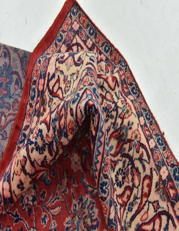 Detail image of  9' 4 x 13'  Hand Knotted Mahal Persian Wool Rug