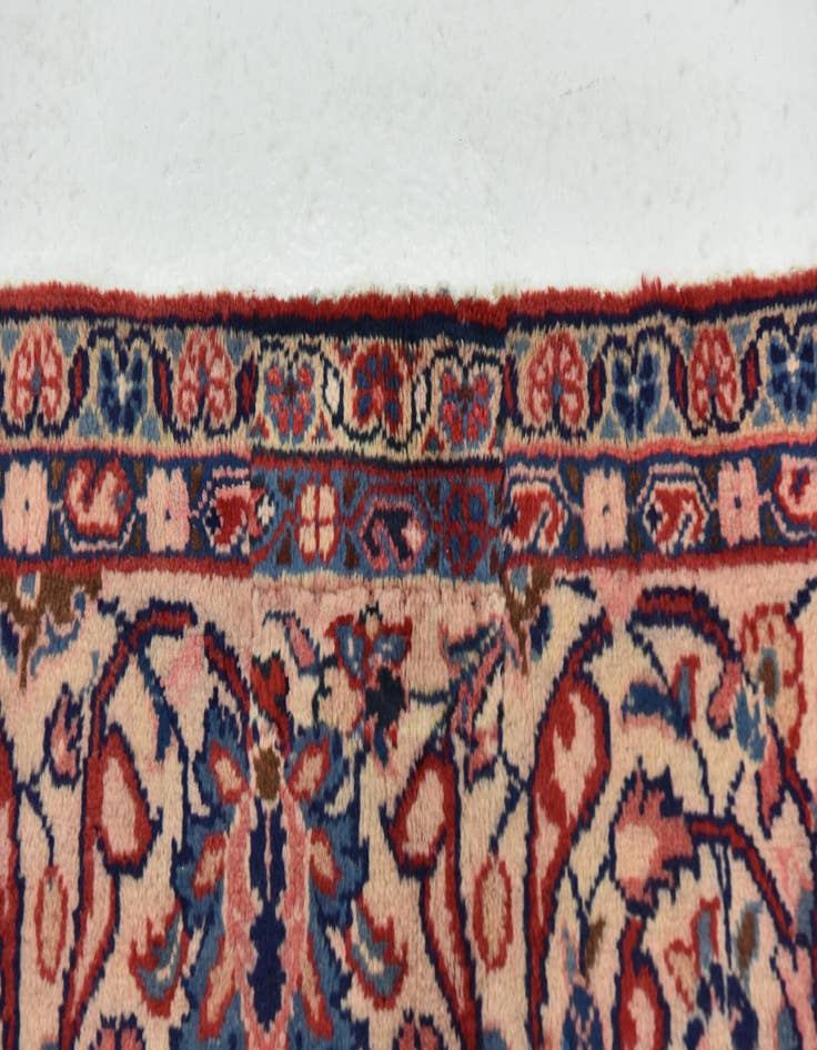 Detail image of  9' 4 x 13'  Hand Knotted Mahal Persian Wool Rug