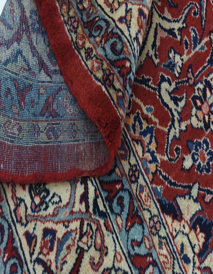 Detail image of  10' 4 x 13' 3  Hand Knotted Mahal Persian Wool Rug