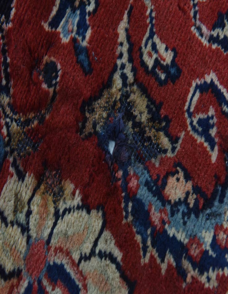 Detail image of  10' 4 x 13' 3  Hand Knotted Mahal Persian Wool Rug