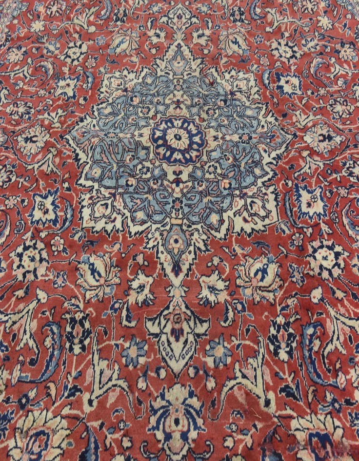 Detail image of  10' 4 x 13' 3  Hand Knotted Mahal Persian Wool Rug