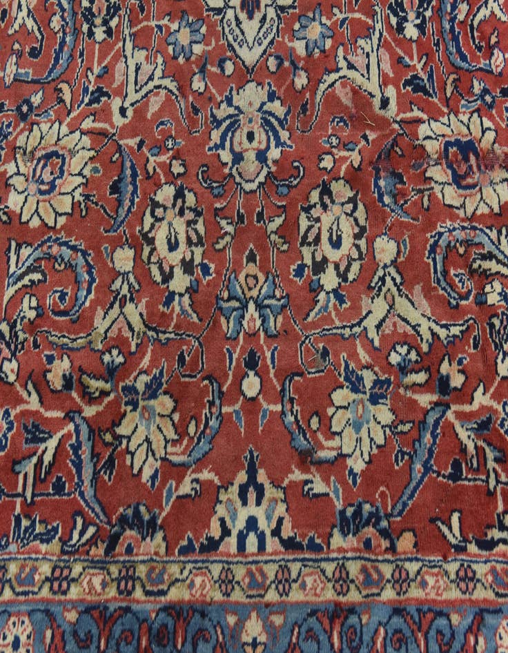 Detail image of  10' 4 x 13' 3  Hand Knotted Mahal Persian Wool Rug