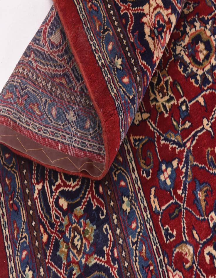 Detail image of  9' 9 x 13' 8  Hand Knotted Mahal Persian Wool Rug