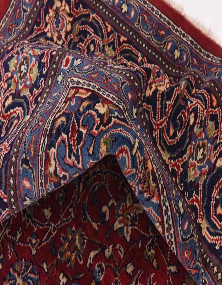 Detail image of  9' 9 x 13' 8  Hand Knotted Mahal Persian Wool Rug